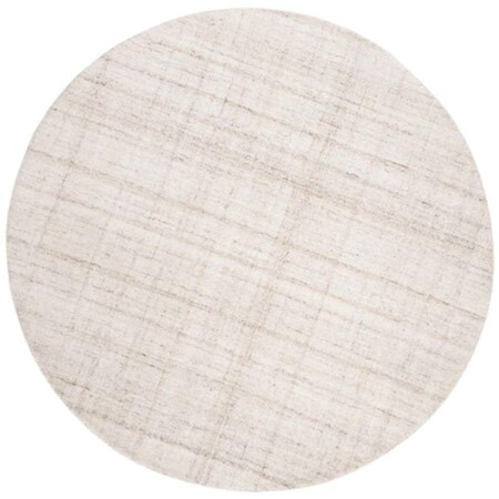 Safavieh 8 x 8 ft. Abstract Hand Tufted Round Rug, Ivory ABT141D-8R